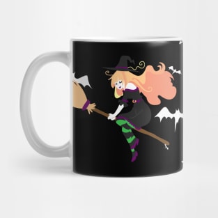 "Happy Halloween" Strawberry Blonde Witch Mug